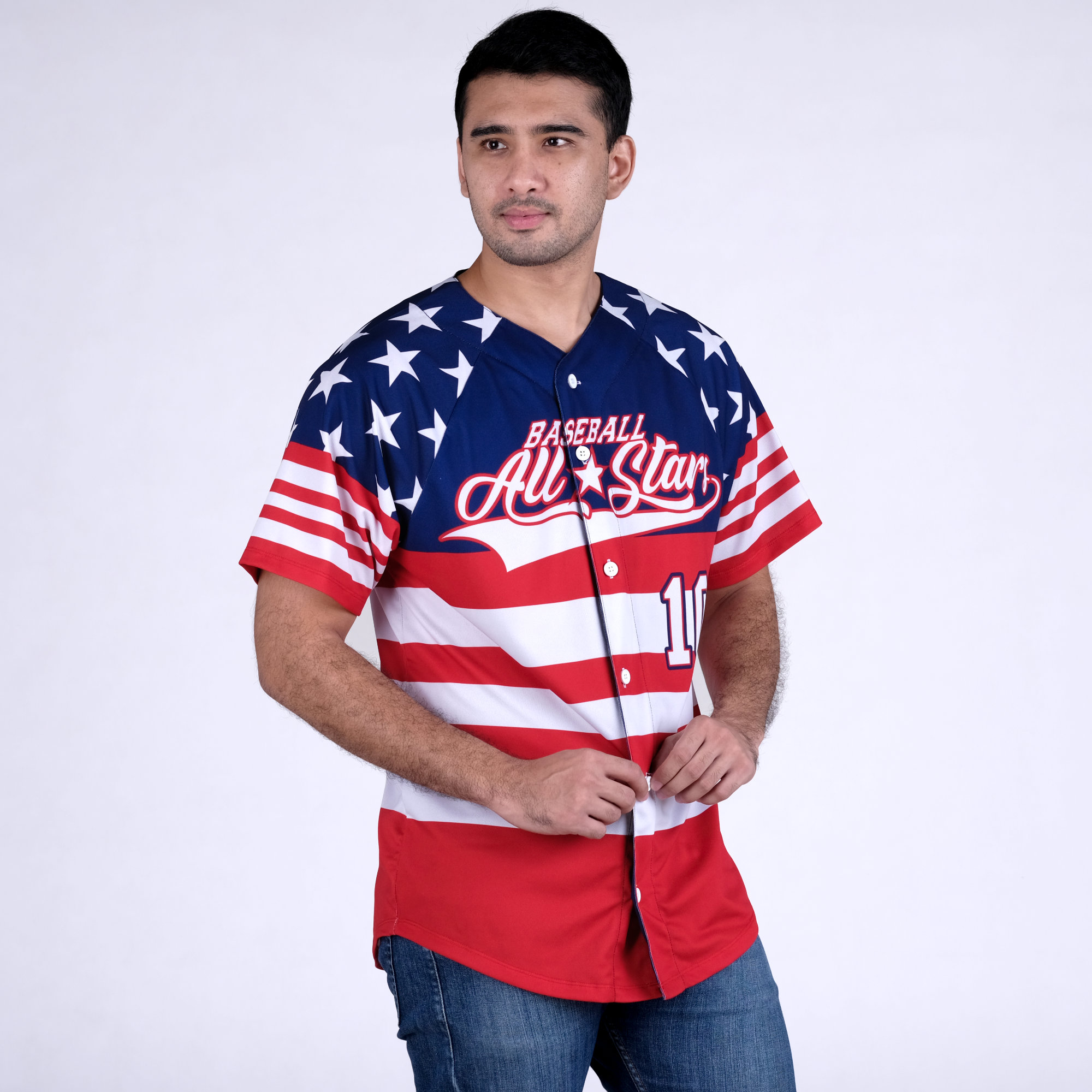 Red White And Blue Baseball Jersey - www.inf-inet.com